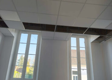 Création de plafond et isolation par dalles